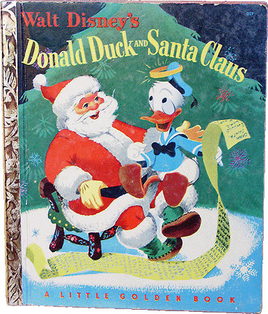 Donald Duck and Santa Claus