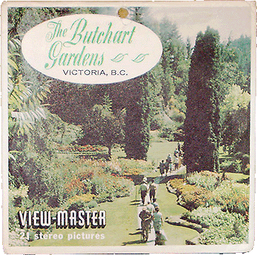 Butchart Gardens, Victoria, B.C. Sawyers Packet A016 S5