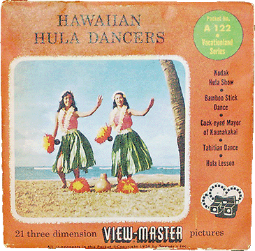 Hawaiian Hula Dancers Sawyers Packet A122 S4