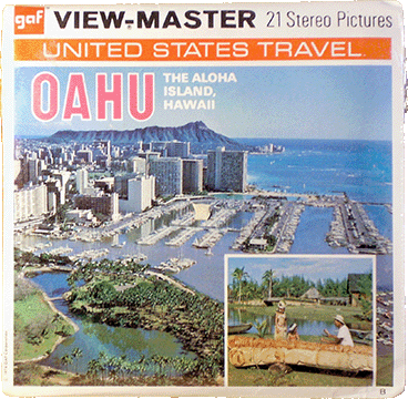 Oahu, The Aloha Island. Hawaii gaf Packet A126 G3B
