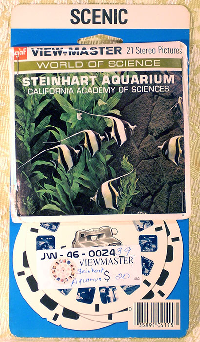 Steinhart Aquarium, California Academy of Sciences gaf Packet A165 G3A