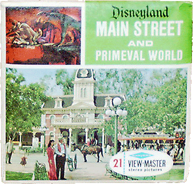 Disneyland: Main Street U.S.A. and Primeval World Sawyers Packet A175 S6c