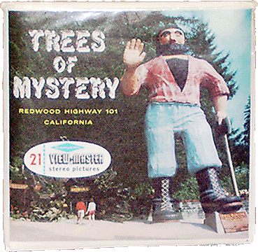 Trees of Mystery, Redwood Highway 101, California Sawyers Packet A191 S6a