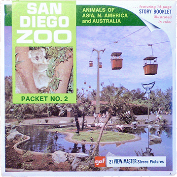 San Diego Zoo Packet No. 2 gaf Packet A197 G1A