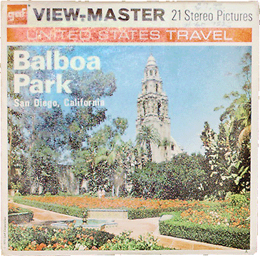 Balboa Park, San Diego, California gaf Packet A211 G3A