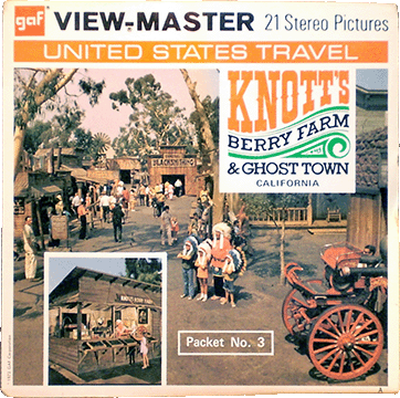 Knott's Berry Farm & Ghost Town, Packet No. 3 gaf Packet A237 G3A