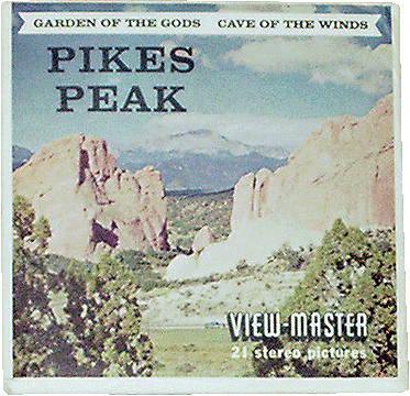 Pike's Peak, Garden of the Gods, Cave of the Winds Sawyers Packet A321 S5