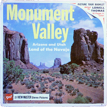 Monument Valley, Arizona and Utah, Land of the Navajo gaf Packet A356 G1A