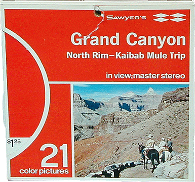 Grand Canyon North Rim - Kaibab Mule Trip Sawyers Packet A362 SO