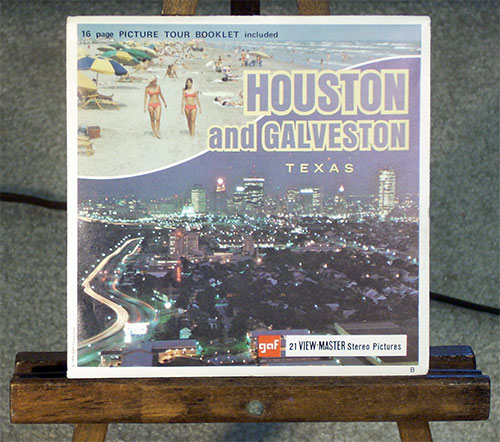 Houston and Galveston, Texas gaf Packet A416 G2B
