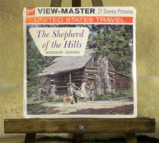 The Shepherd of the Hills, Missouri Ozarks gaf Packet A455 G3A