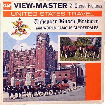 Anheuser-Busch Brewery and World Famous Clydesdales GAF Packet A460 G5A