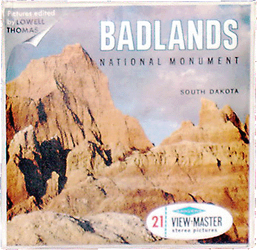 Badlands National Monument, South Dakota Sawyers Packet A489 S6a