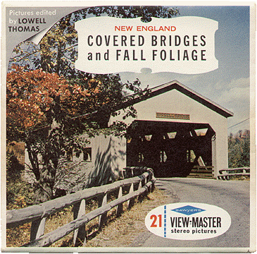 New England Covered Bridges and Fall Foliage Sawyers Packet A611 S6a