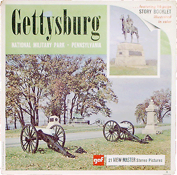 Gettysburg National Military Park, Pennsylvania gaf Packet A636 G1A