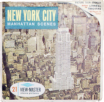 New York City Manhattan Scenes Sawyers Packet A653 S6B