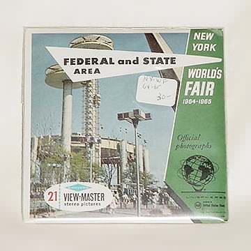 New York World's Fair 1964: Federal & State Area Sawyers Packet A674 S6