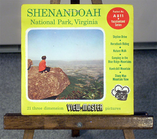 Shenandoah National Park, Virginia Sawyers Packet A811 S4