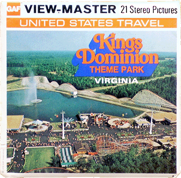 Kings Dominion Theme Park, Virginia GAF Packet A825 G5A