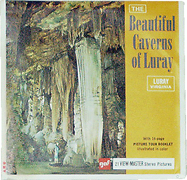 Beautiful Caverns of Luray gaf Packet A829 G2c