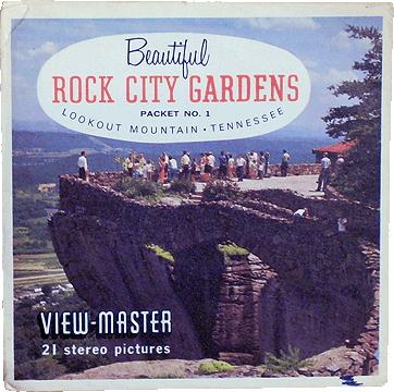 Beautiful Rock City Gardens Packet No. 1, Lookout Mountain, Tennessee Sawyers Packet A884 S5