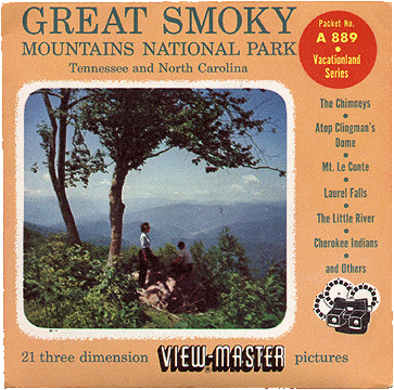 Great Smoky Mountains National Park - Tennessee and North Carolina Sawyers Packet A889 S4