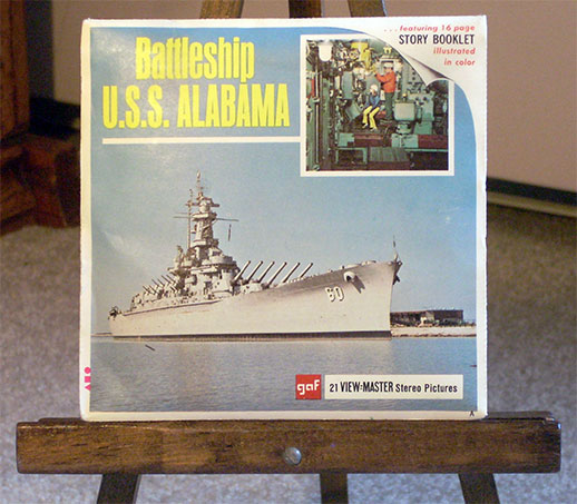 Battleship U.S.S. Alabama gaf Packet A927 G1A