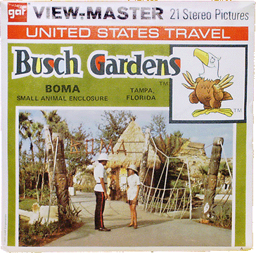 Busch Gardens, Boma Small Animal Enclosure, Tampa gaf Packet A957 G3A