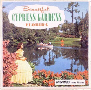 Beautiful Cypress Gardens, Florida gaf Packet A961 G1A