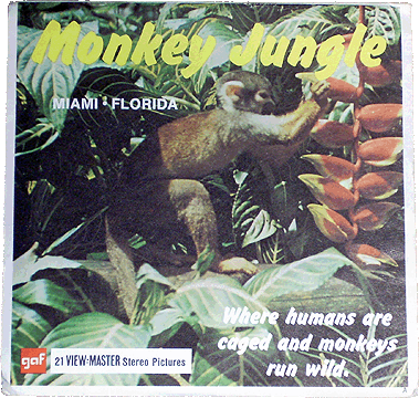 Monkey Jungle, Miami Florida gaf Packet A985 G1a