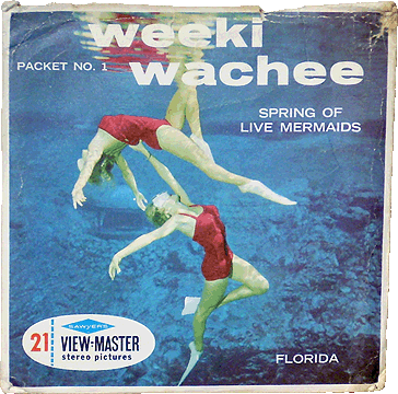Weeki Wachee Packet No. 1, Spring of Live Mermaids Sawyers Packet A991 S6A