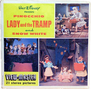 Pinocchio, Lady and the Tramp, and Snow White Sawyers Packet B315 S5