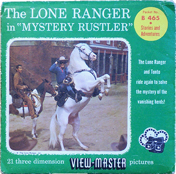 The Lone Ranger in "Mystery Rustler" Sawyers Packet B465 S4
