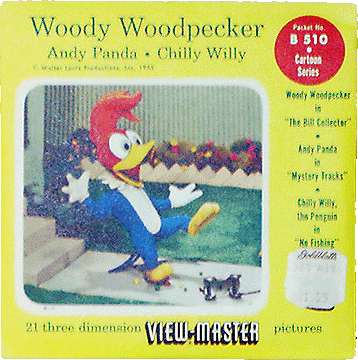 Woody Woodpecker - Andy Panda - Chilly Willy Sawyers Packet B510 S4