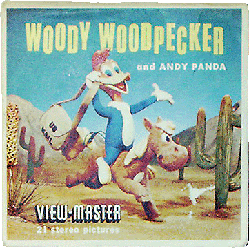 Woody Woodpecker and Andy Panda Sawyers Packet B510 S5