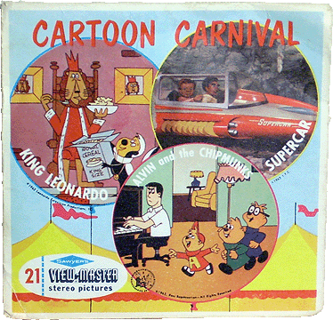 Cartoon Carnival: King Leonardo, Alvin and the Chipmunks, Supercar Sawyers Packet B521 S6