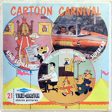 Cartoon Carnival: King Leonardo, Alvin and the Chipmunks, Supercar Sawyers Packet B521 S6A