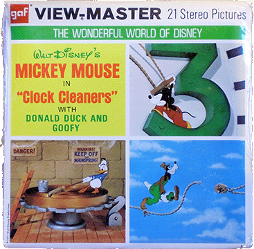 Mickey Mouse in "Clock Cleaners" gaf Packet B551 G3A