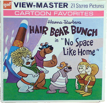 The Hair Bear Bunch in "No Space Like Home" gaf Packet B552 G3A