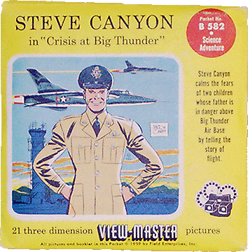 Steve Canyon in "Crisis at Big Thunder" Sawyers Packet B582 S4