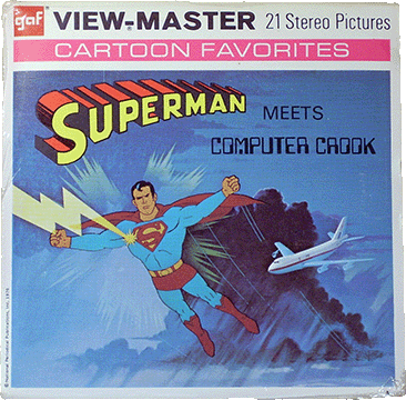 Superman Meets Computer Crook gaf Packet B584 G3A