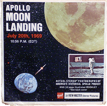 Apollo Moon Landing, July 20th, 1969, 10:56 P.M. (EDT) gaf Packet B663 G1A