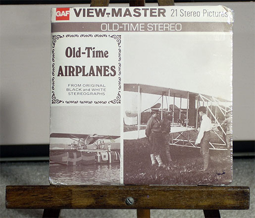 Old-Time Airplanes, From Original Black and White Stereographs GAF Packet B797 G5
