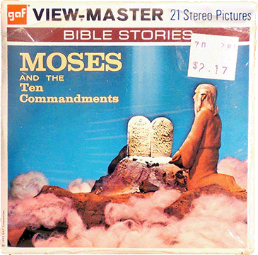 Moses and the Ten Commandments gaf Packet B854 G3A