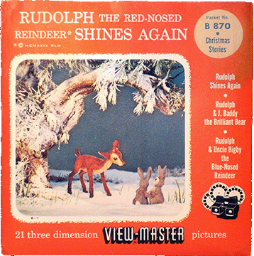 Rudolf the Red-Nosed Reindeer Shines Again Sawyers Packet B870 S4