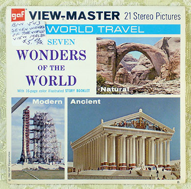 The Seven Wonders of the World gaf Packet B901 G2B