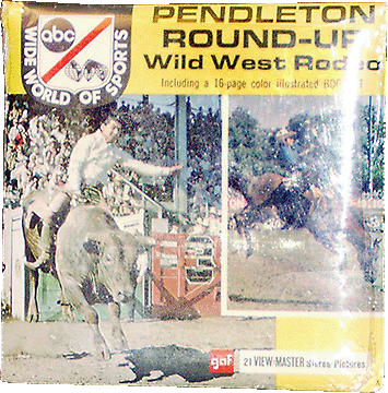 ABC Wide World of Sports: Pendleton Round-up, Wild West Rodeo gaf Packet B943 G1a