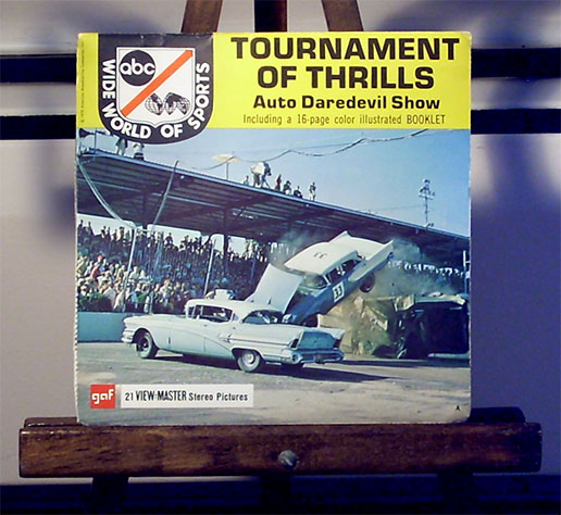 ABC Wide World of Sports: Tournament of Thrills, Auto Daredevil Show gaf Packet B947 G1A