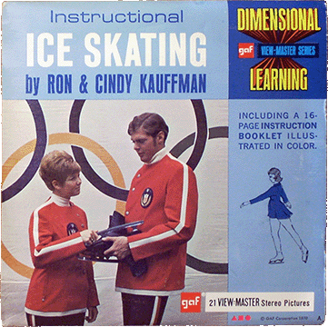 Instructional Ice Skating by Ron & Cindy Kauffman gaf Packet B950 G1A
