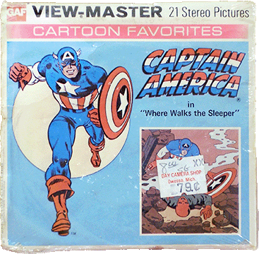 Captain America in "Where Walks the Sleeper" GAF Packet H43 G5